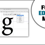 Font Editor Mac