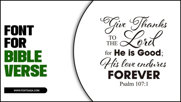 Font For Bible Verse Art: Choosing The Perfect Typeface