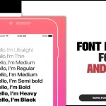 Font Iphone For Android