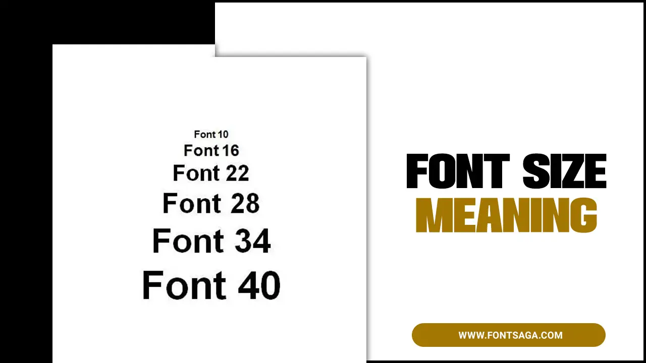 Font Size Meaning