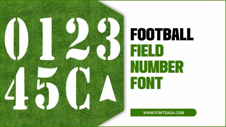 How To Use Football Field Number Font To Enhance Your Font Knowledgec