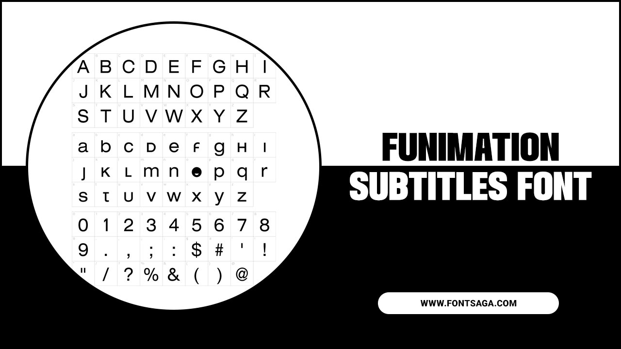 Funimation Subtitles Font