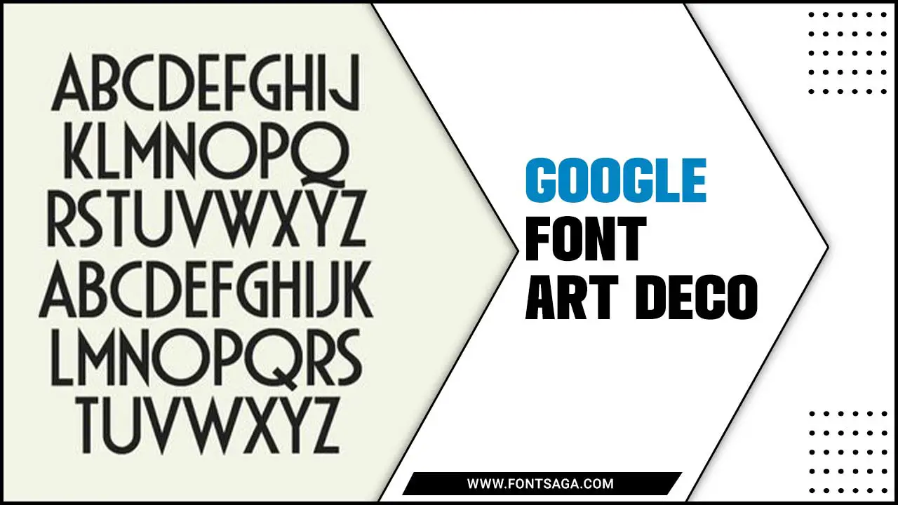 Google Font Art Deco
