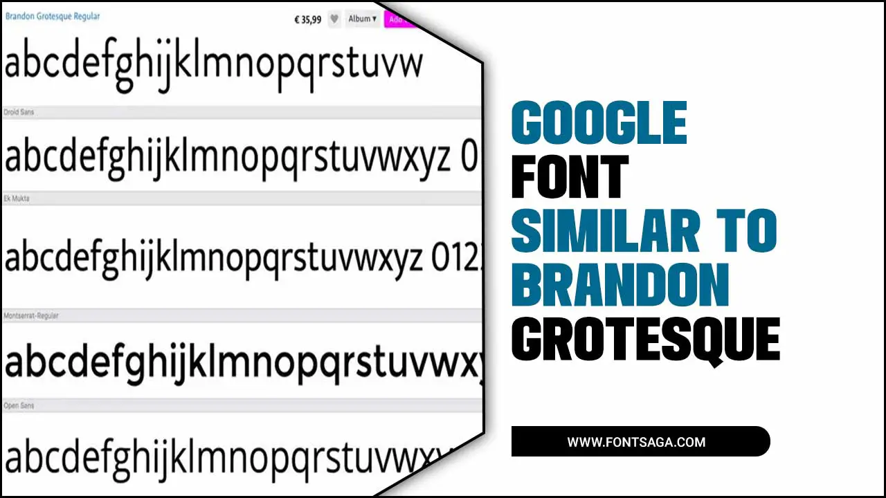 google font similar to brandon grotesque