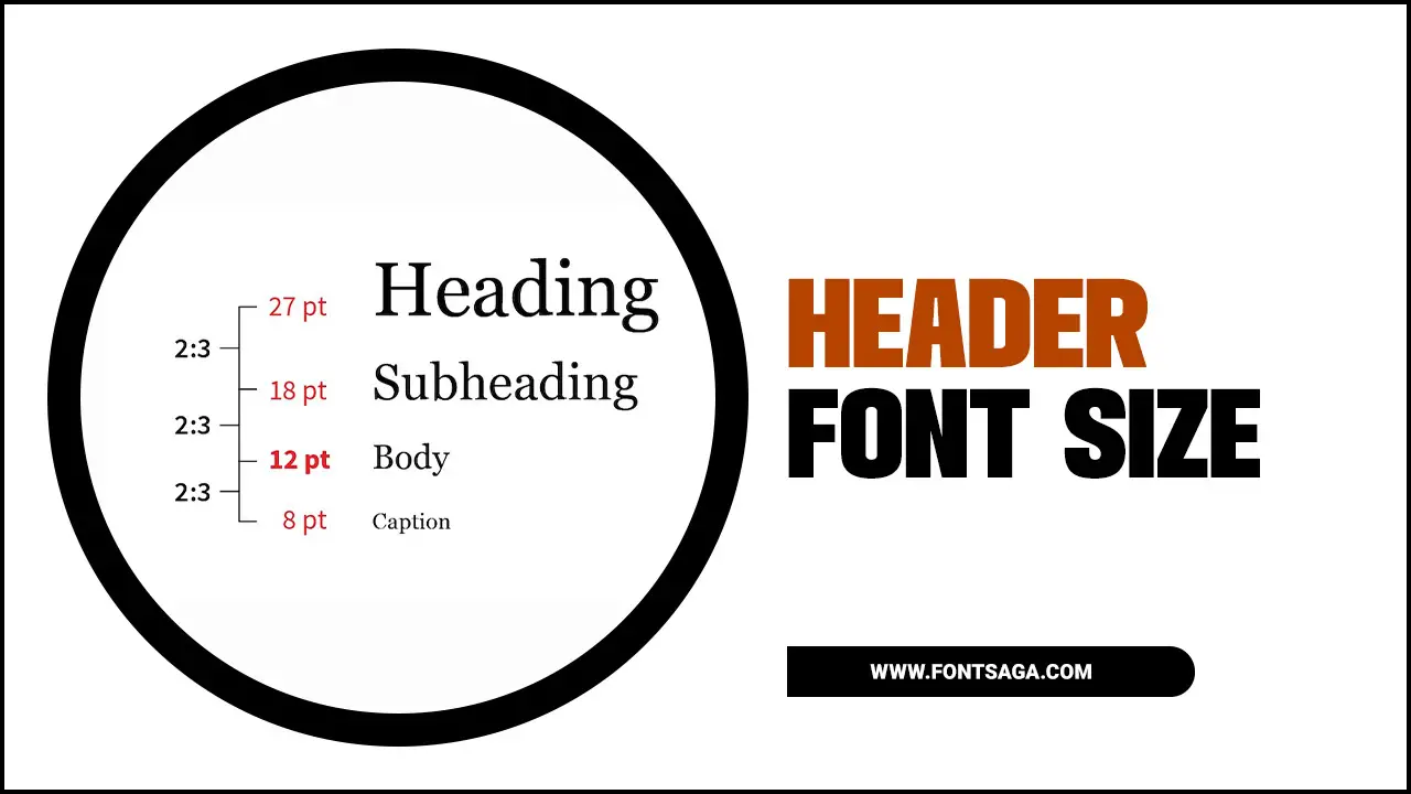 Header Font Size
