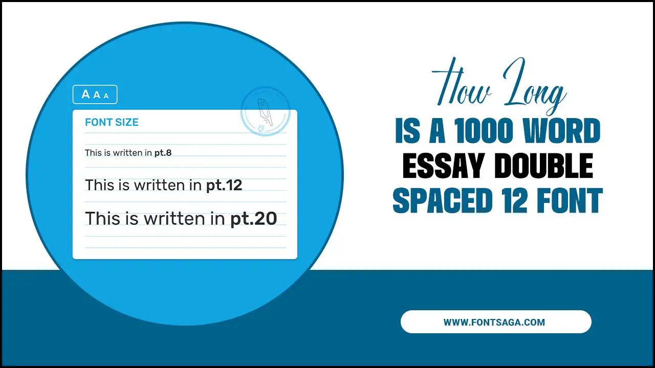 How Long Is A 1000 Word Essay Double Spaced 12 Font