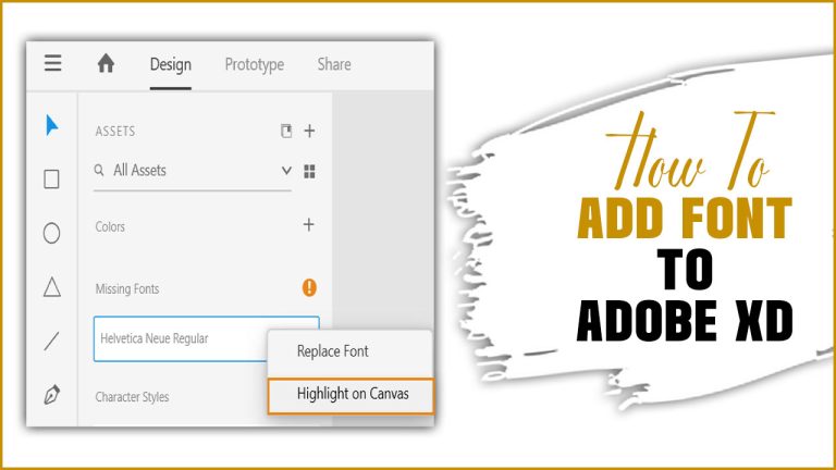 How To Add Font To Adobe XD