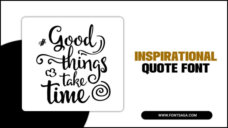 Inspirational Quote Font