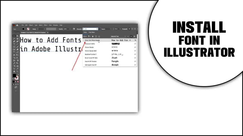 how do i download a vector font in illustrator