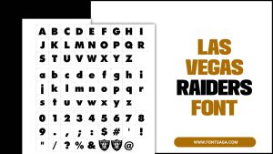 Las Vegas Raiders Font: A Informative Guide