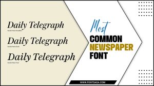 Discover The Most Common Newspaper Font For Print Media