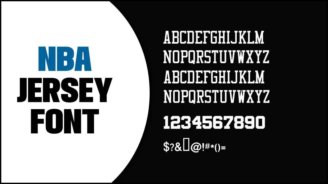 NBA Jersey Font - Ultimate Guide