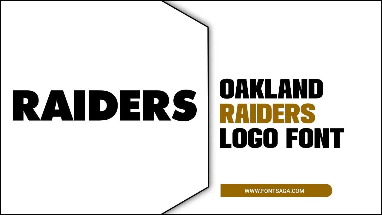 Oakland Raiders Logo Font