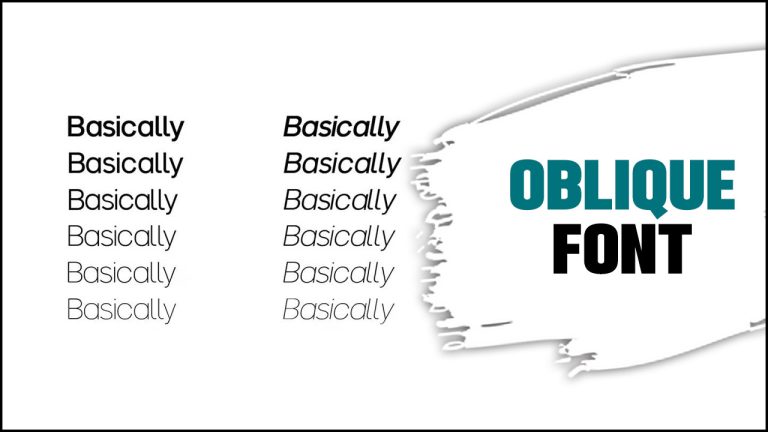 Oblique Fonts: A Practical Guide To Creating Dynamic And Engaging Typography