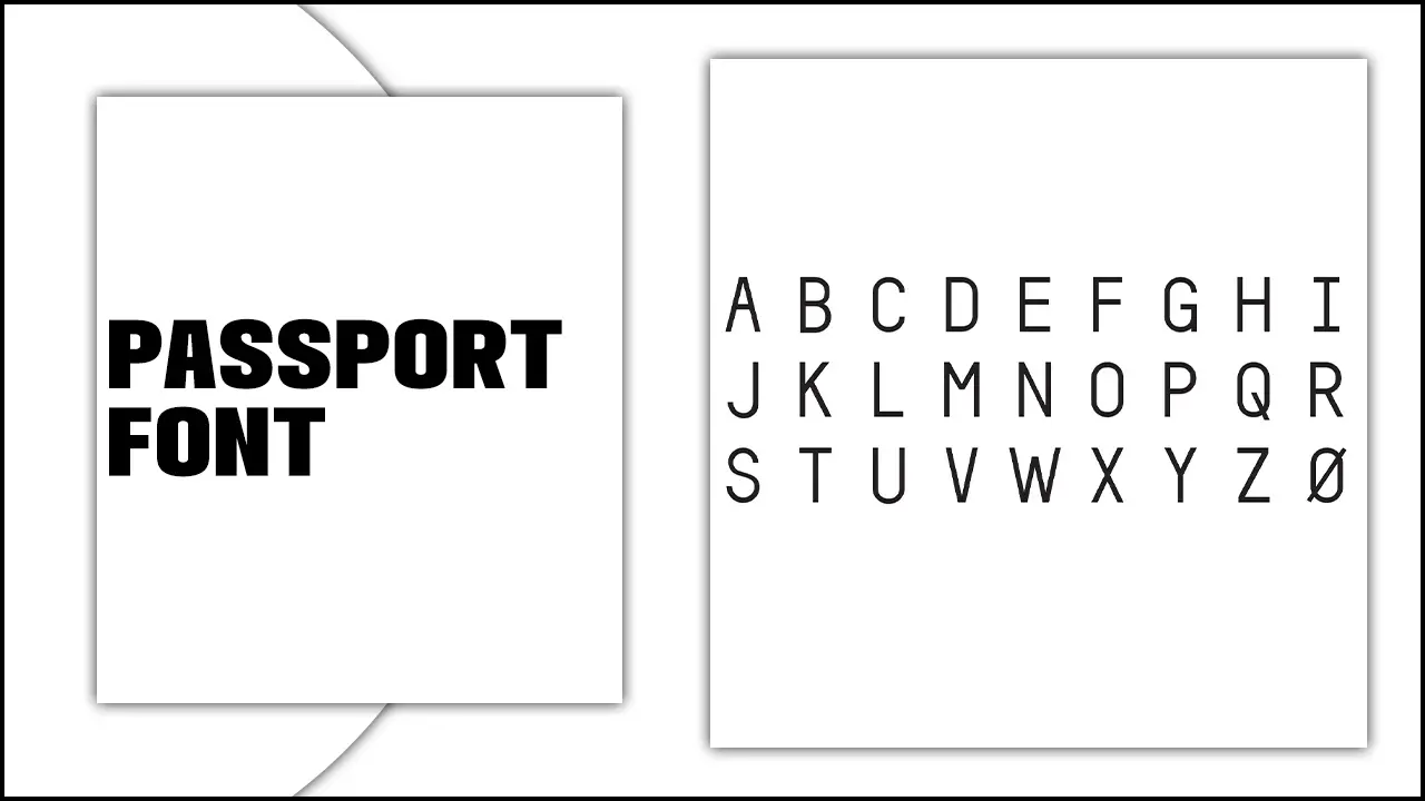 Passport Font