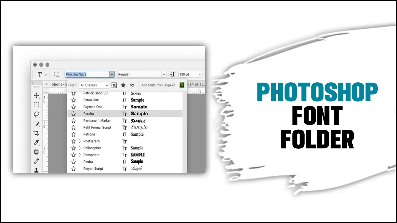 Photoshop Font Folder