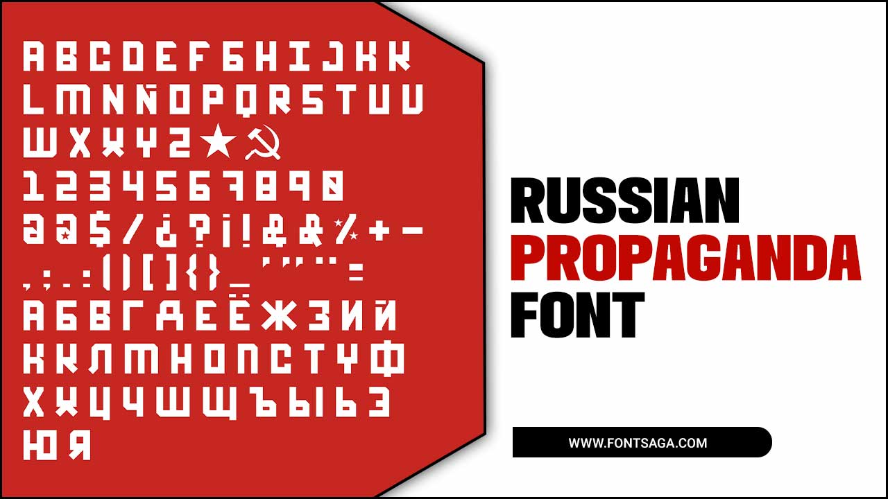 Russian Propaganda Fonts