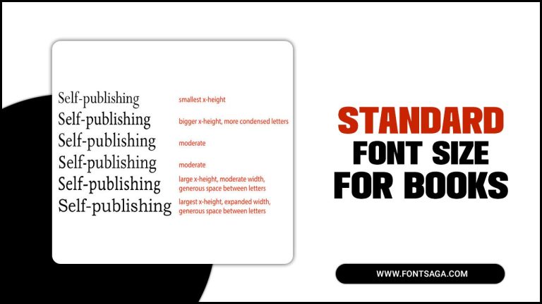 Unlocking The Guideline For Standard Font Size For Books