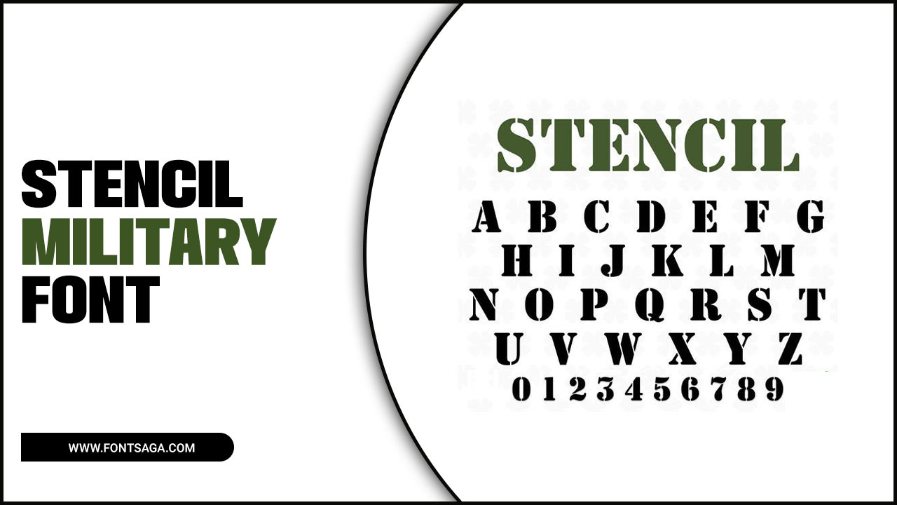 Stencil Military Font