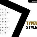 Typewriter Style Font