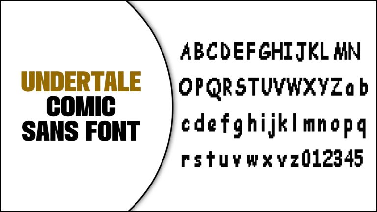  Undertale Comic Sans Font: A Unique Typeface