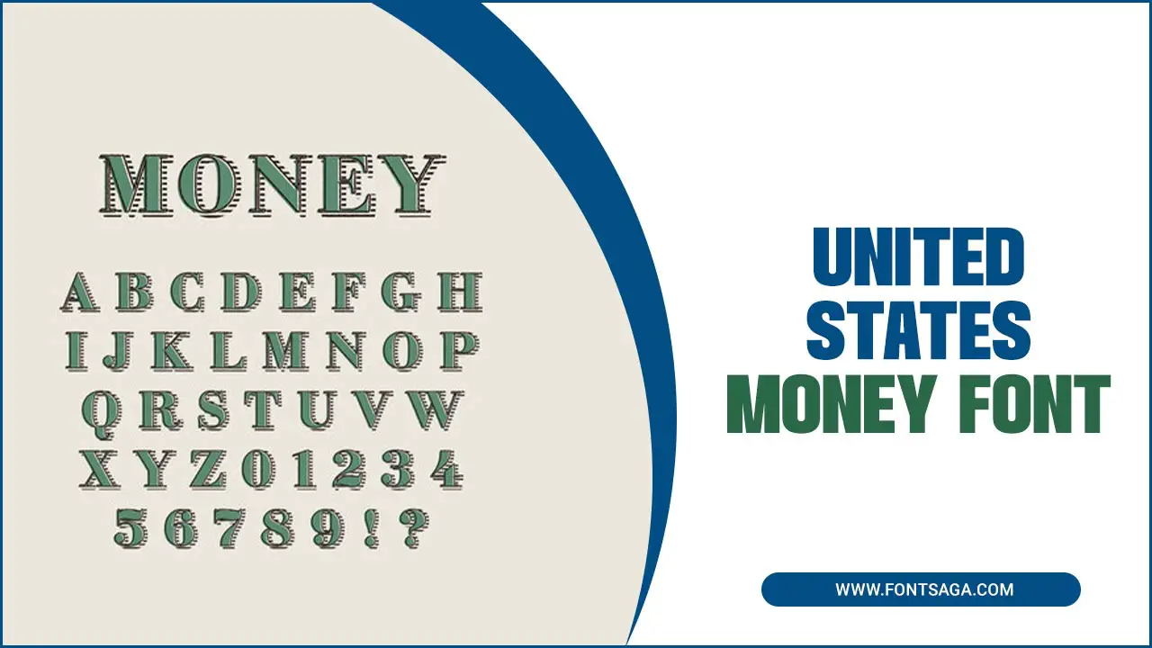 United States Money Font