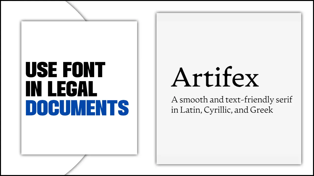 Use Font In Legal Documents