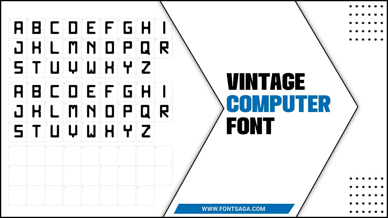 Vintage Computer Font