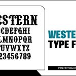 Western Type Font