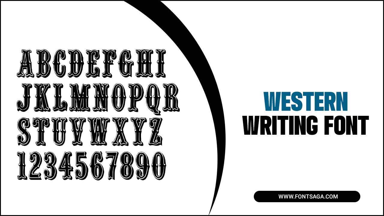  Western Writing Font