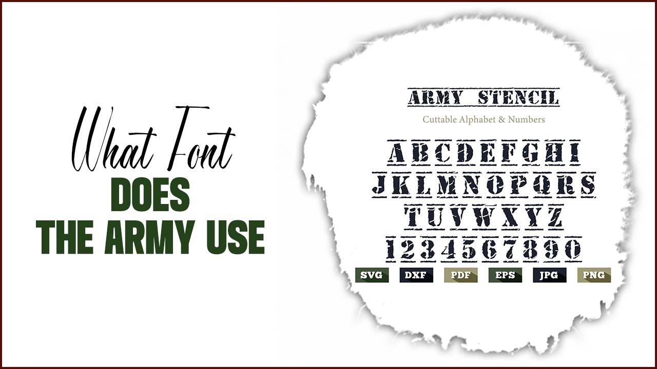What Font Does The Army Use