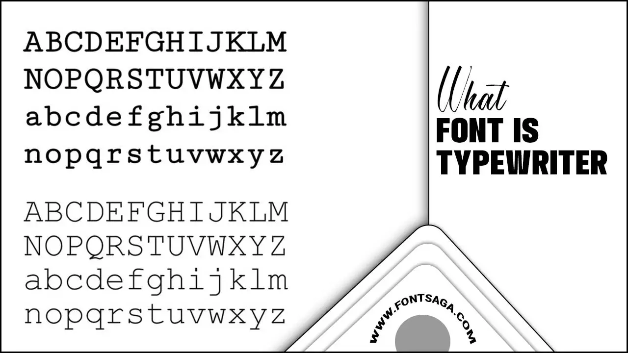 What Font Is Typewriter