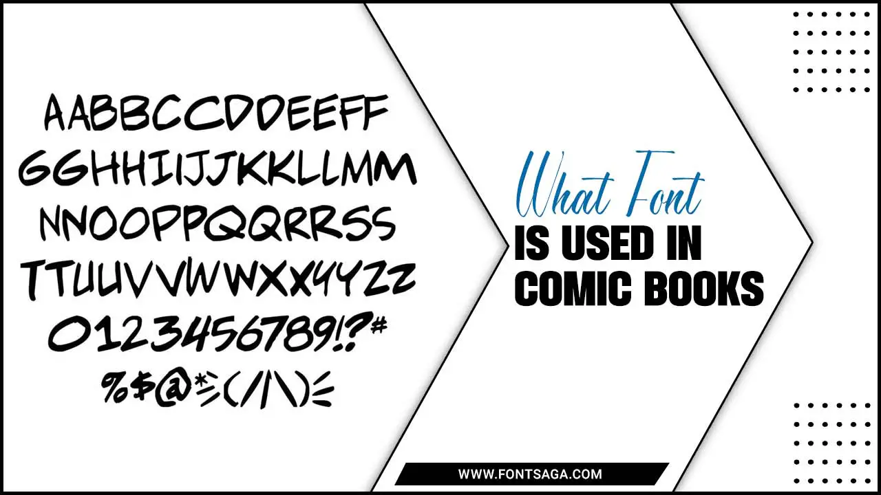 What Font Is Used In Comic Books