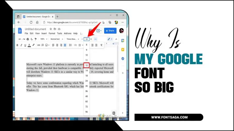 Why Is My Google Font So Big? Troubleshooting Steps