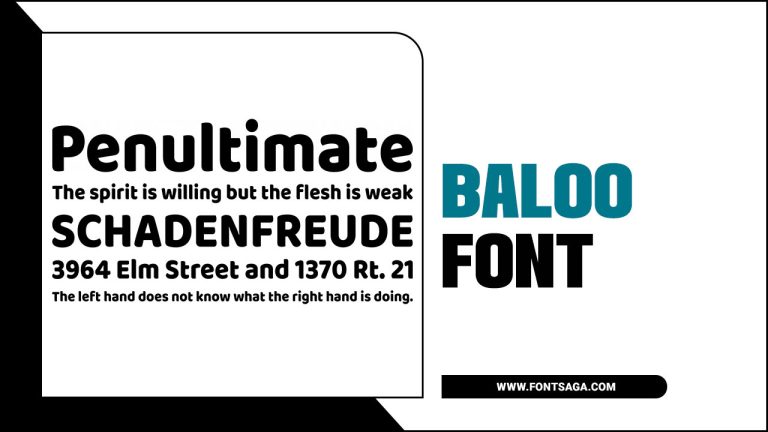 Baloo Font