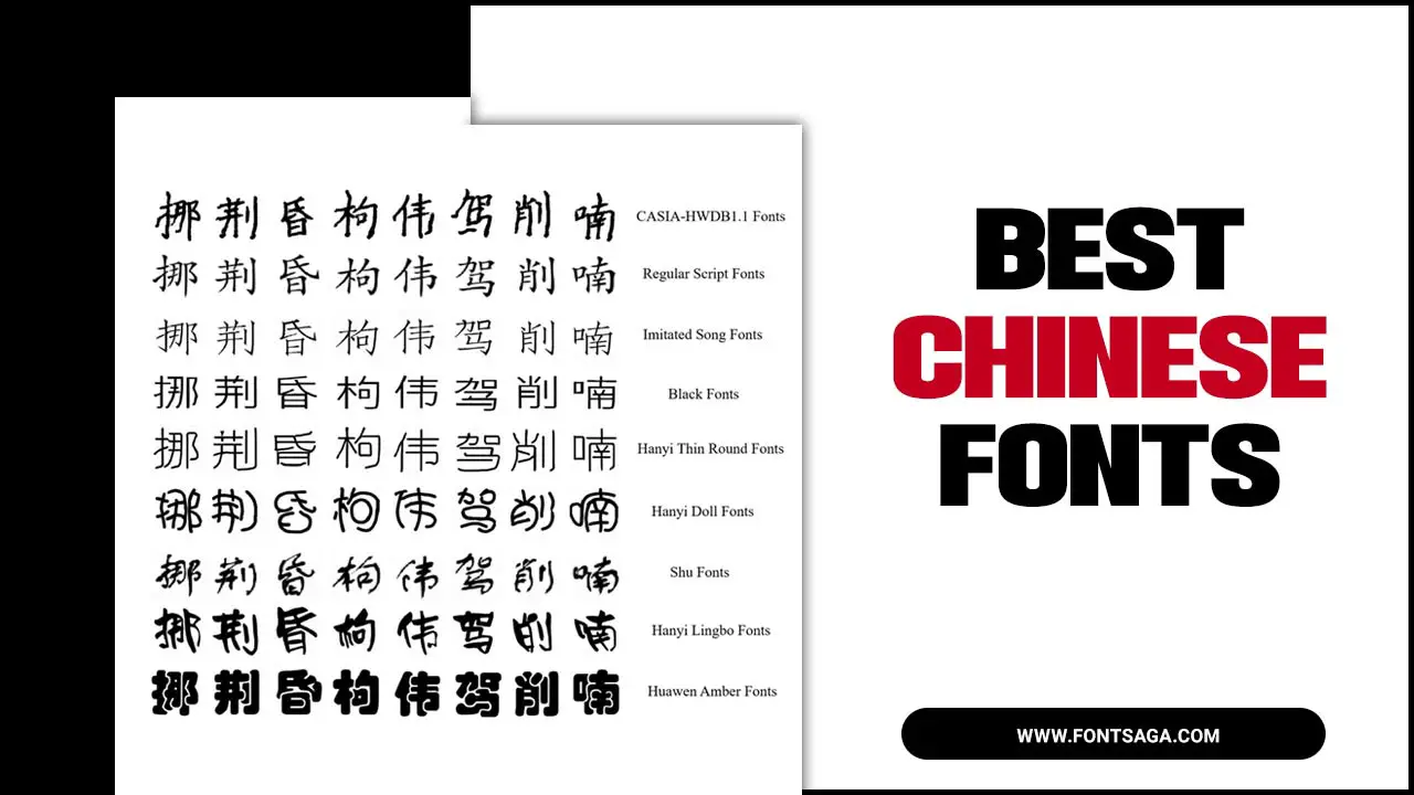 Best Chinese Fonts