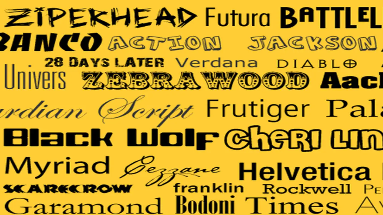 Choose From Hundreds Of Fonts