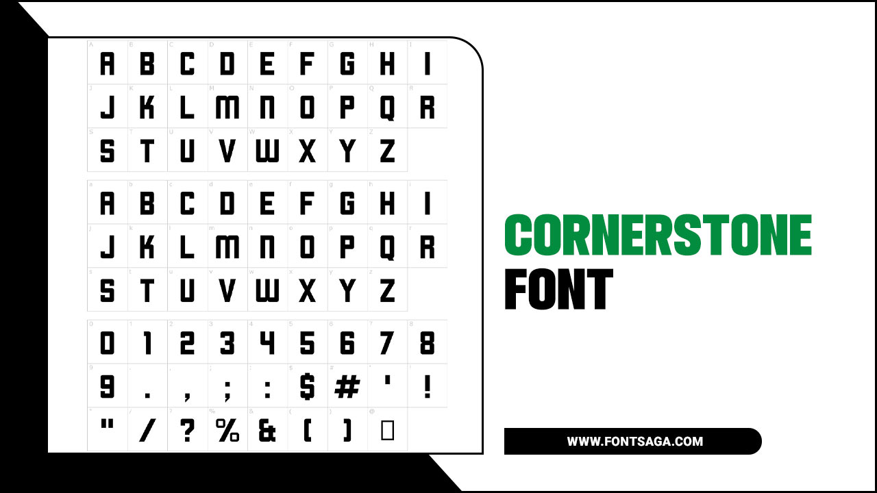 Cornerstone Font
