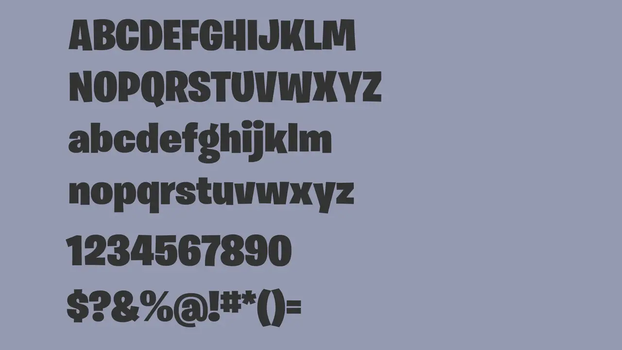 Exploring What Is The Fortnite Font