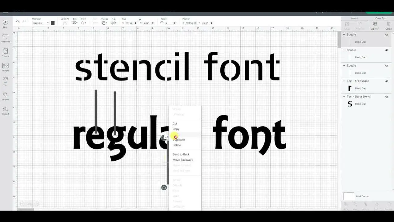 How To Add Text To Images Stencil Font Word