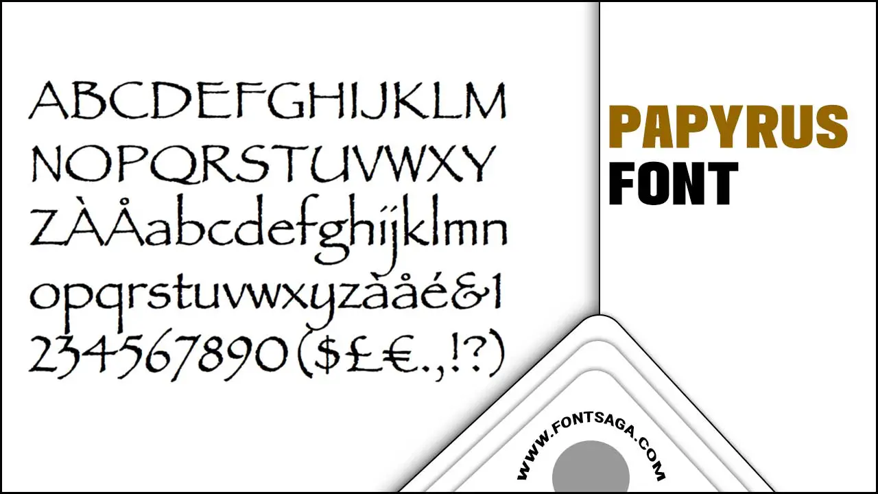 How To Customize Papyrus Font
