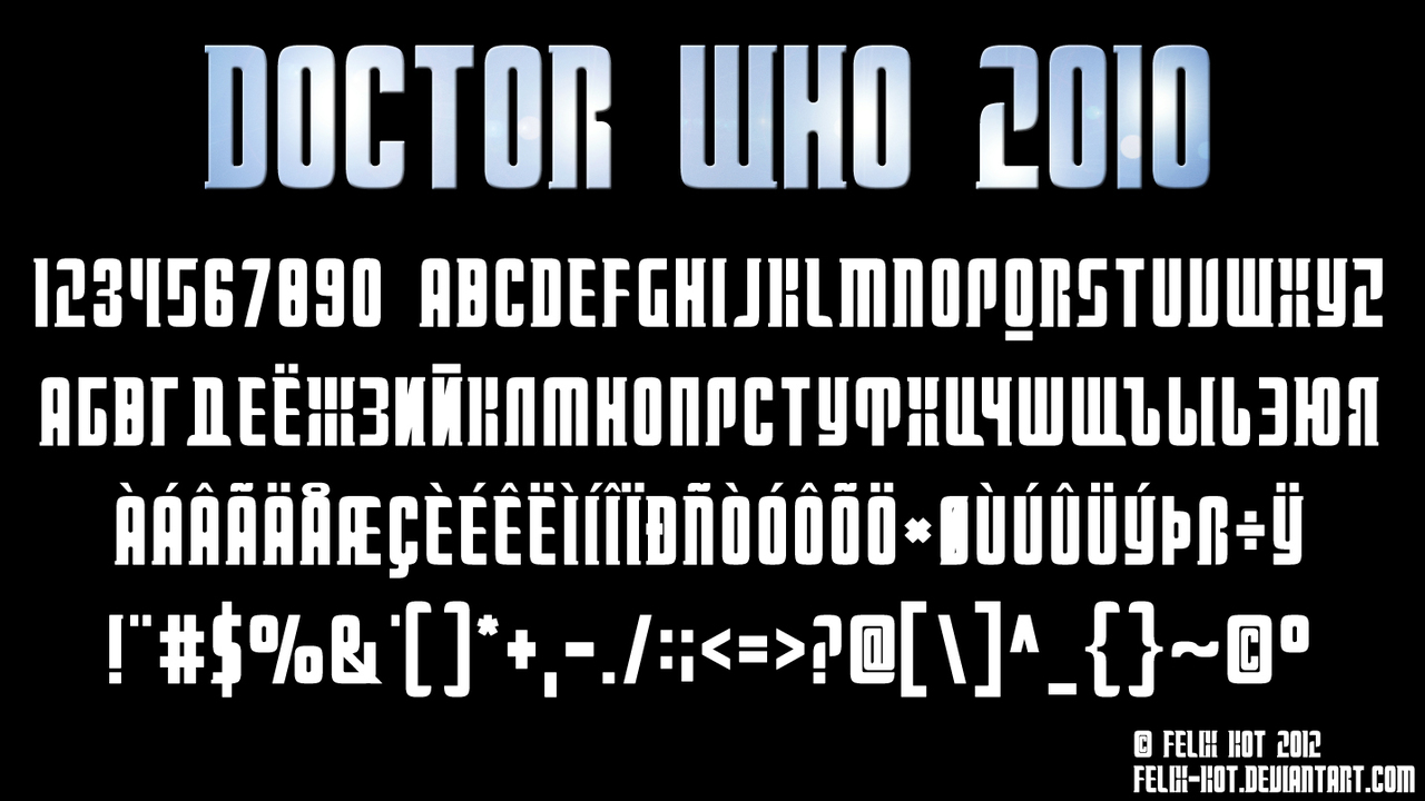How To Use The Doctor Who Font