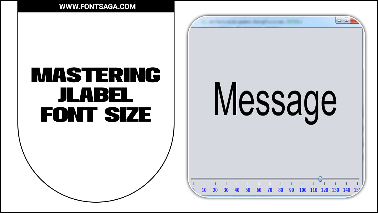 Mastering Jlabel Font Size