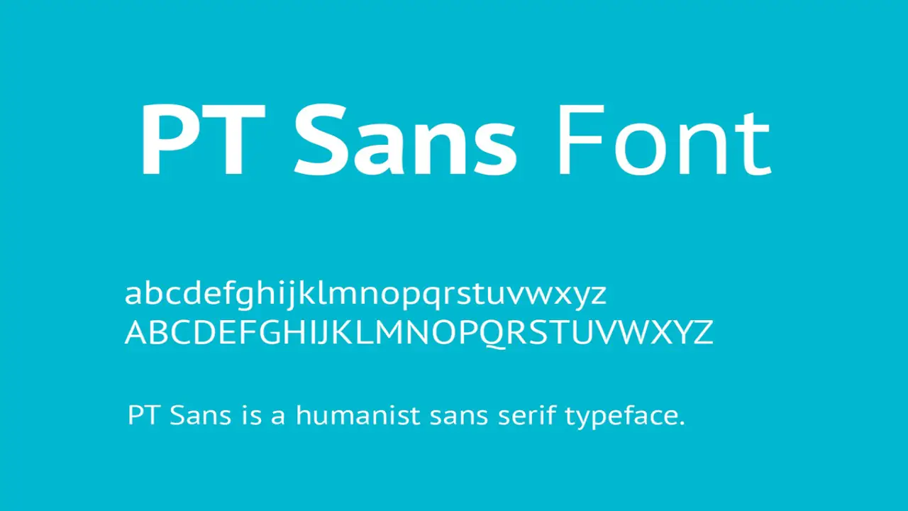 Pt Sans - A Professional Sans-Serif Font