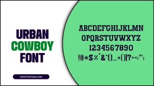 How To Install Urban Cowboy Font