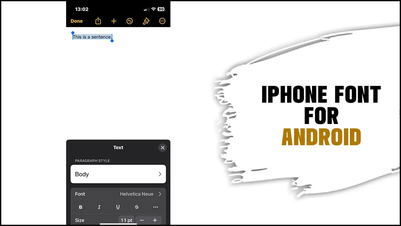 Iphone Font For Android