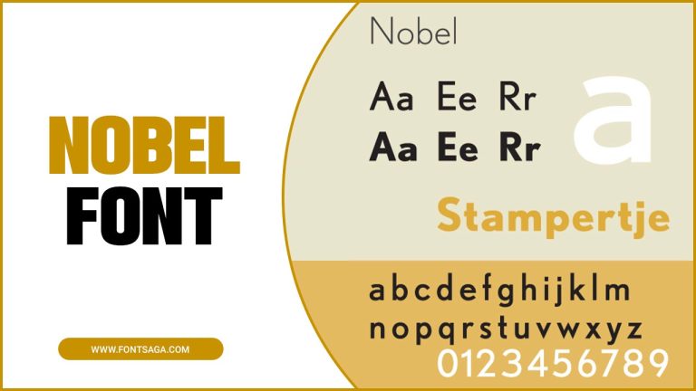 Nobel Font: Perfect For Modern Designs