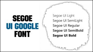 Top Free Alternatives To Segoe UI Google Font