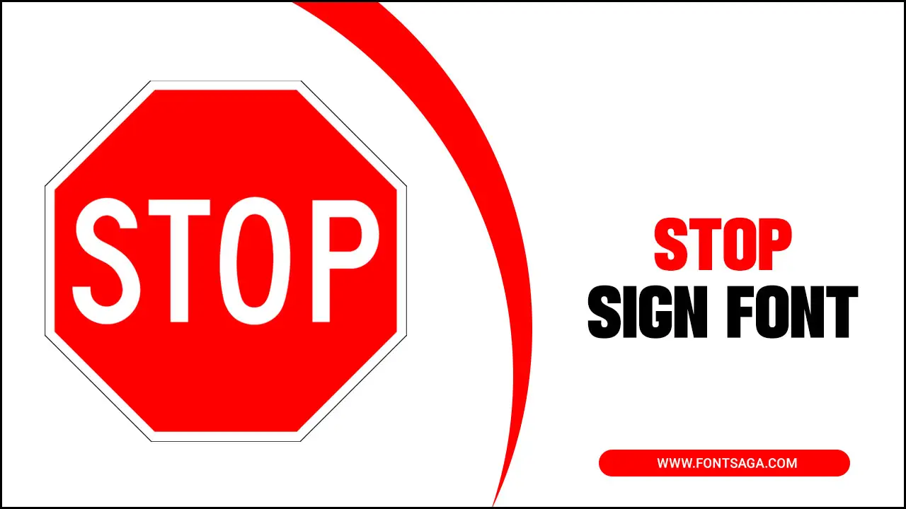 Stop Sign Fonts