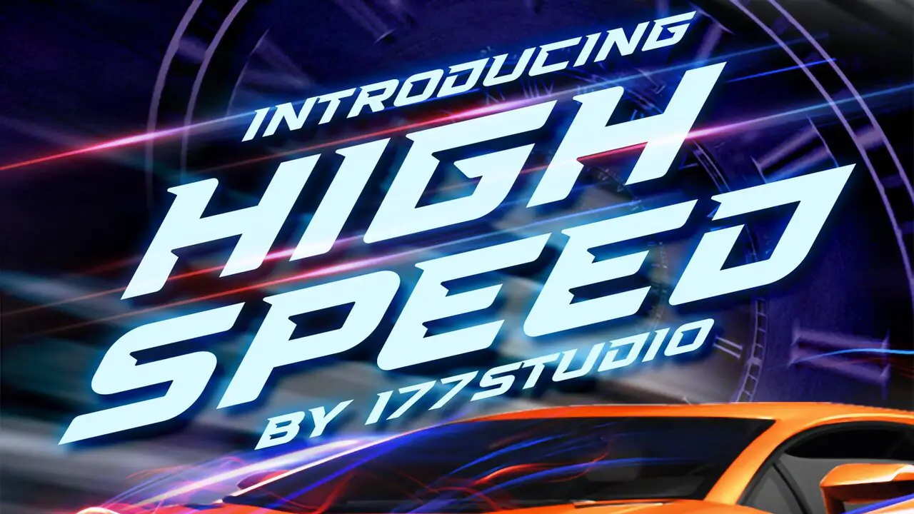 Download High-Speed Font
